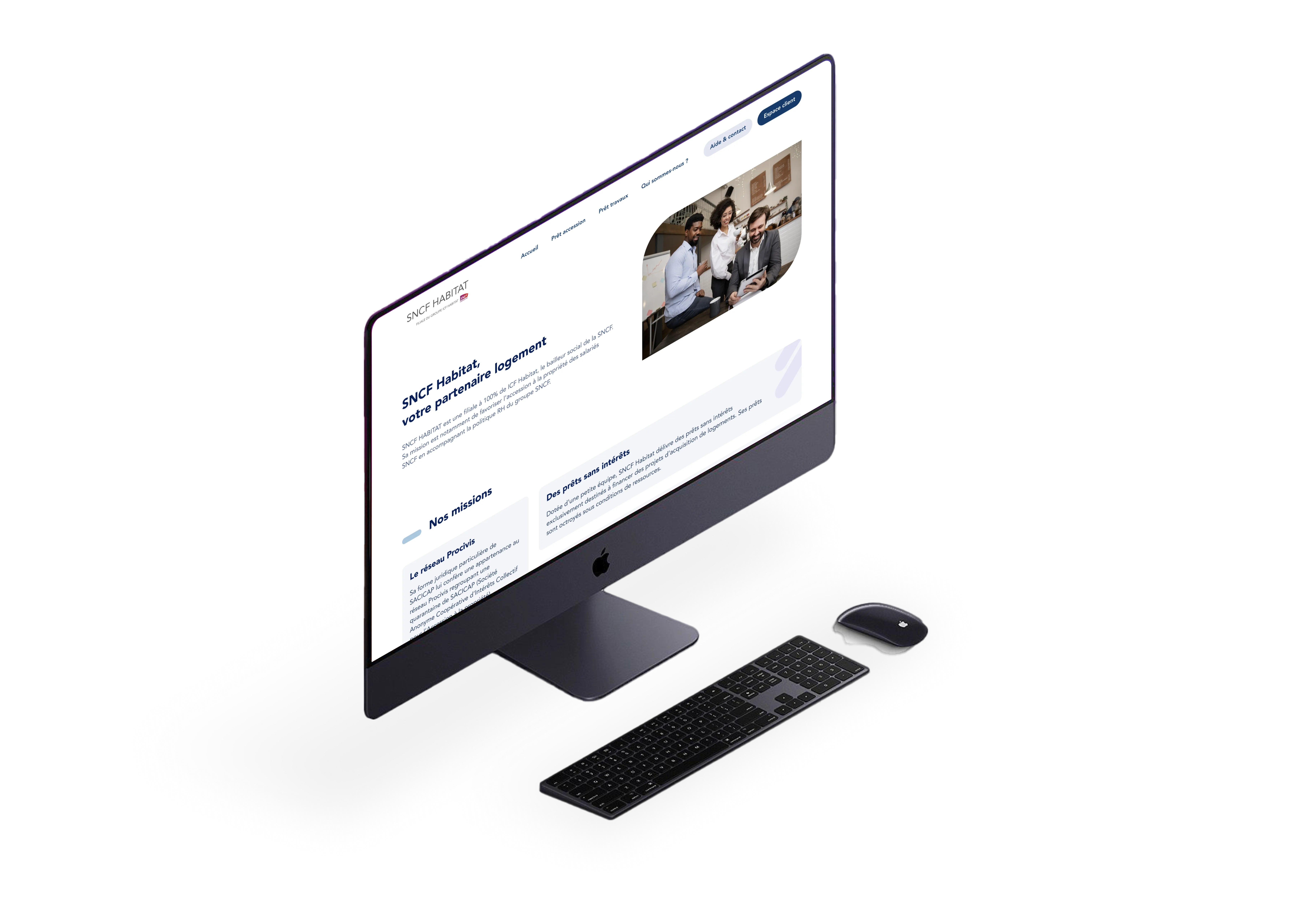 Interface SNCF - page intérieure